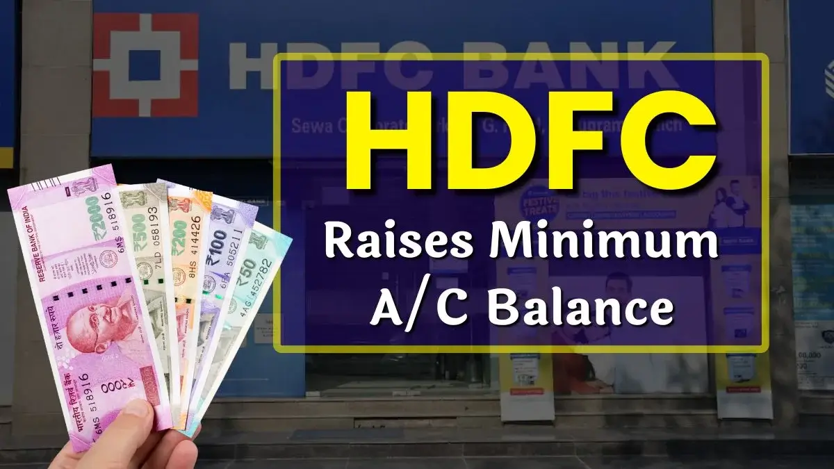 HDFC Bank Minimum Balance 2025