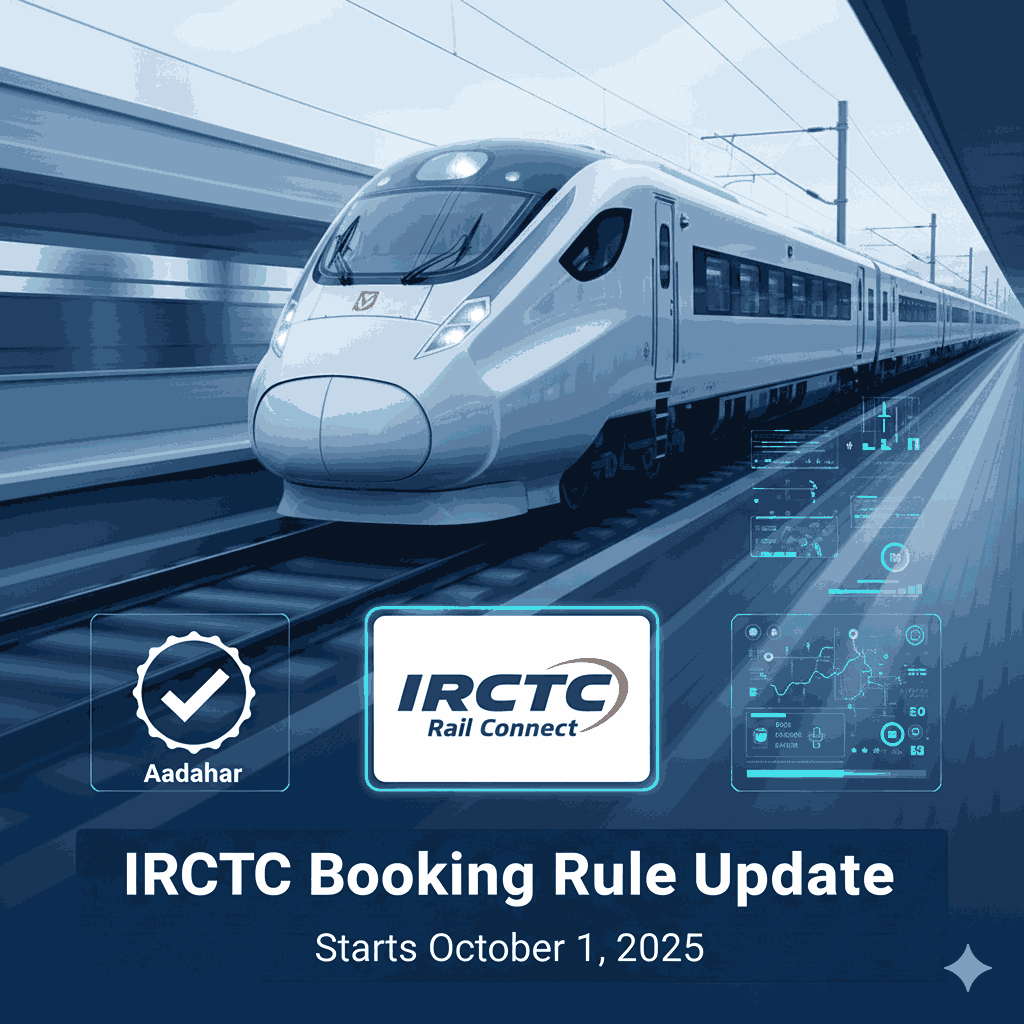 Indian Railways New Rule for Online Ticket Booking