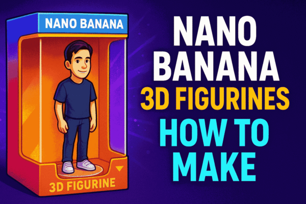 Nano Banana 3D figurines guide thumbnail showing a toy-style collectible box with text How to Make.