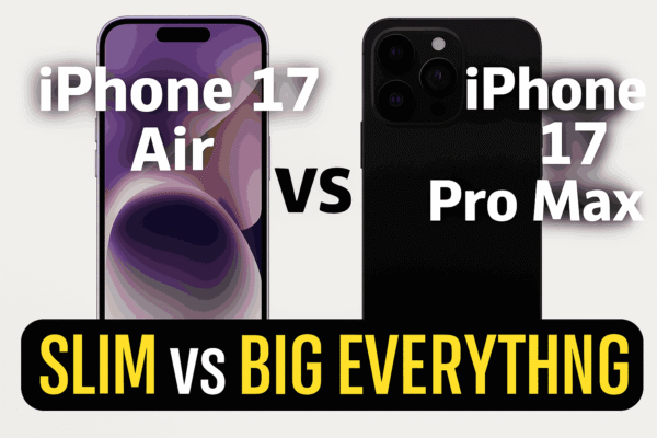 iPhone 17 Air vs iPhone 17 Pro Max